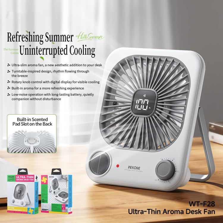 WK WT-F28 Ultra-Thin Aroma Desk Fan