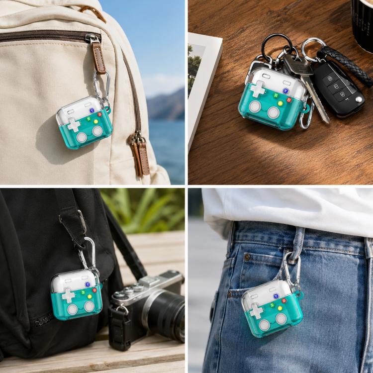 XDcase Transparent Retro Game Console Design Earbuds Case with Holder & Stress Relief Button, For Sony WF-1000XM6