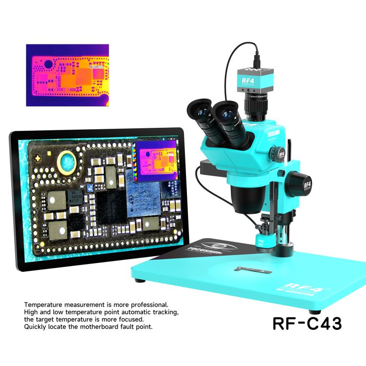 RF4 RF-C43 Independent Thermal Imaging, Fast Touch Design Connected Most Microscope Cameras, RF-C4