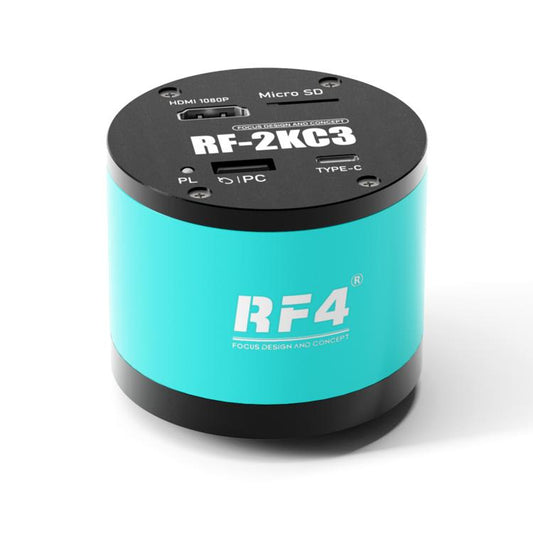 RF4 RF-2KC3 2K HD High-Resolution Adjustable Camera for Trinocular Stereo Microscope, RF-2KC3
