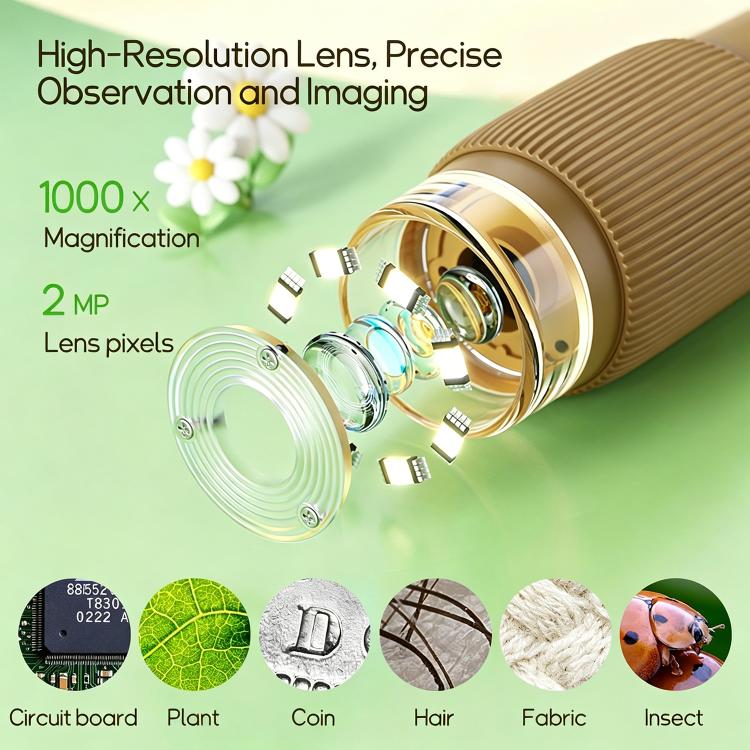2 inch Screen Handheld Children Optical Microscope
