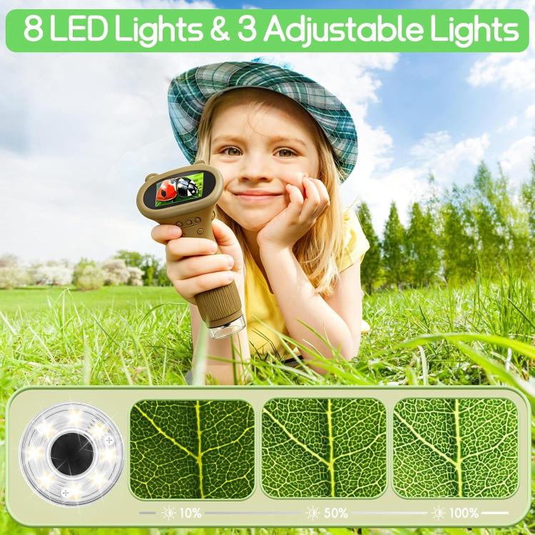 2 inch Screen Handheld Children Optical Microscope