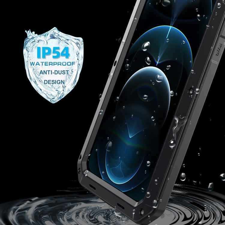 Shockproof Waterproof Silicone + Zinc Alloy Protective Case, For iPhone 12 mini, For iPhone 12 / 12 Pro, For iPhone 12 Pro Max