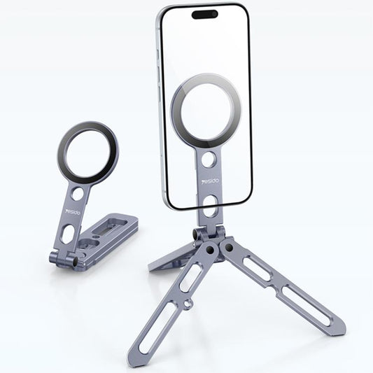 Yesido C231 Portable Folding Aluminum Alloy Tripod Desktop Magnetic Phone Selfie Stick Holder