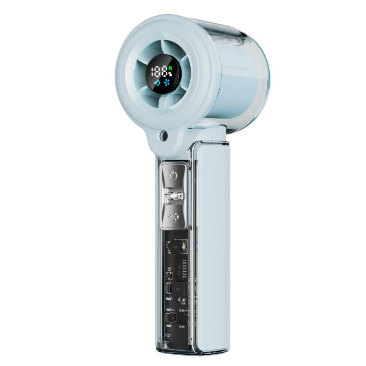 F5 High-Speed Handheld Spray Cooling Fan with LED Display