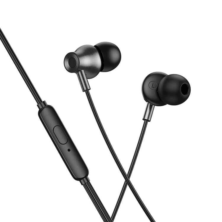 hoco M119A Mia 2-in-1 3.5mm & Type-C Universal Digital Earphones with Microphone, M119A 3.5mm & Type-C