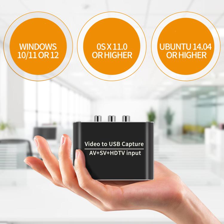 NK-10S AV/S-VIDEO/HDMI USB 3.0 Video Capture Card Converter
