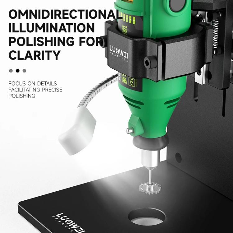 LUOWEI LW-305Pro Multifunctional Screen IC & Camera Outer Iron Ring Grinding Platform with Linear Guide, EU Plug