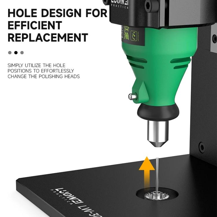 LUOWEI LW-305Pro Multifunctional Screen IC & Camera Outer Iron Ring Grinding Platform with Linear Guide, EU Plug