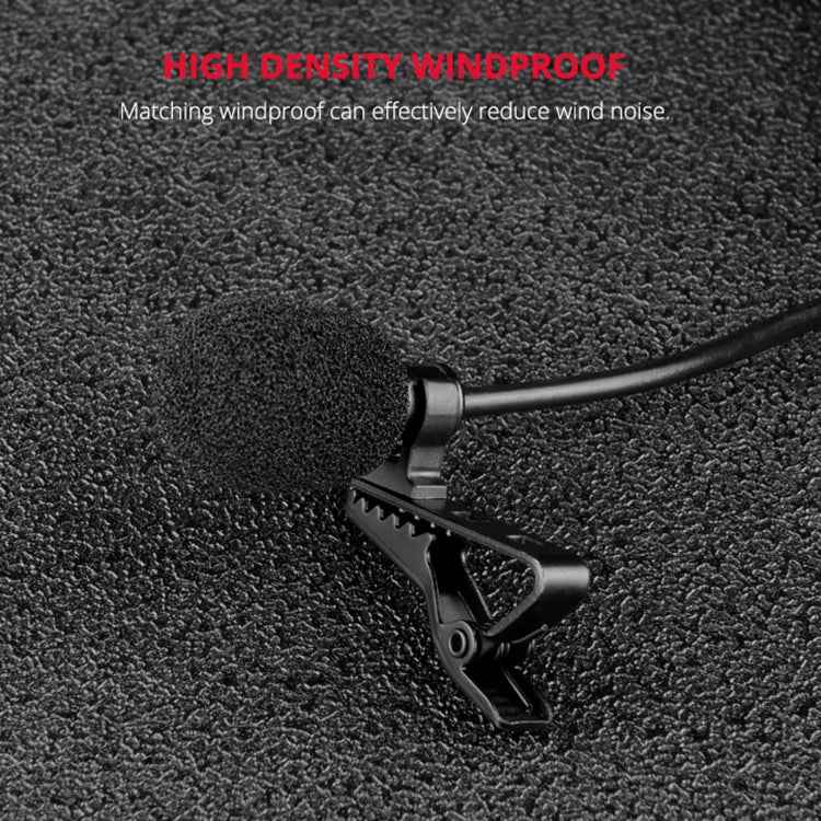 YELANGU MY3 Type-C Interface Live Broadcast Interview Mobile Phone Double Clip Lavalier Microphone, Length: 2.5m