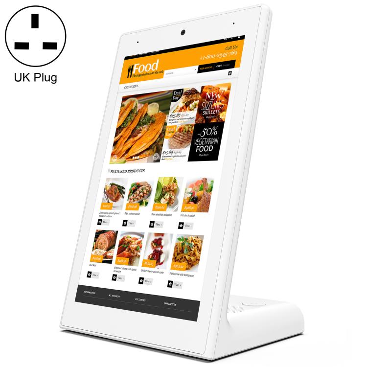 WL8019T 8 inch Vertical Screen HD Touch Screen Digital Signage, 4GB+64GB, Android 14 RK3576S Quad Core, US Plug, EU Plug, UK Plug
