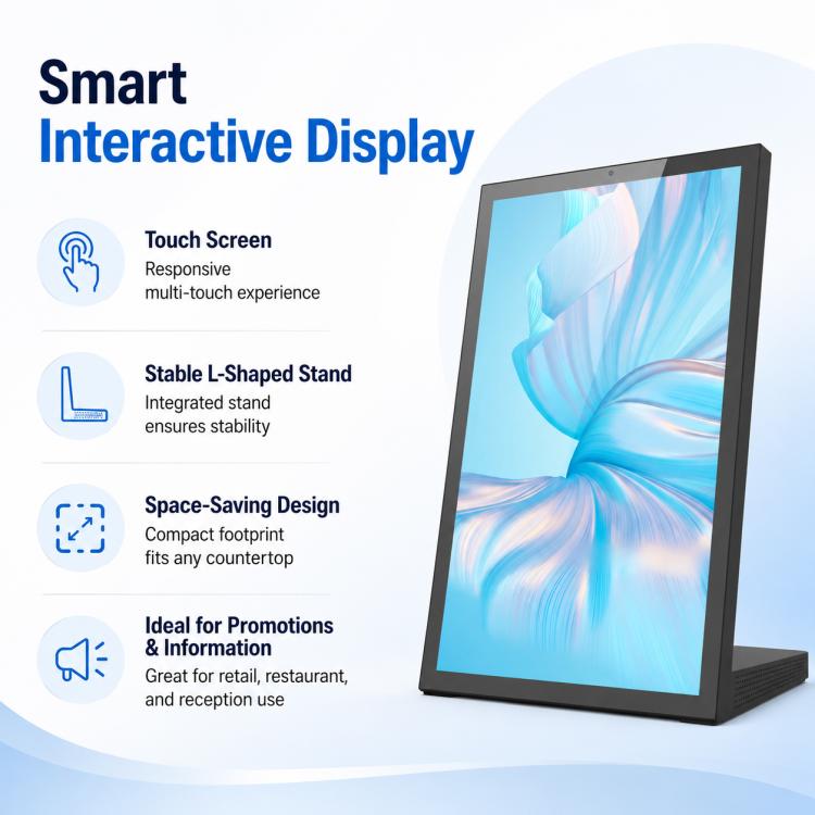 WL1539T 15.6 inch Android OS Commercial Smart Touch Digital Signage, EU Plug, UK Plug, US Plug
