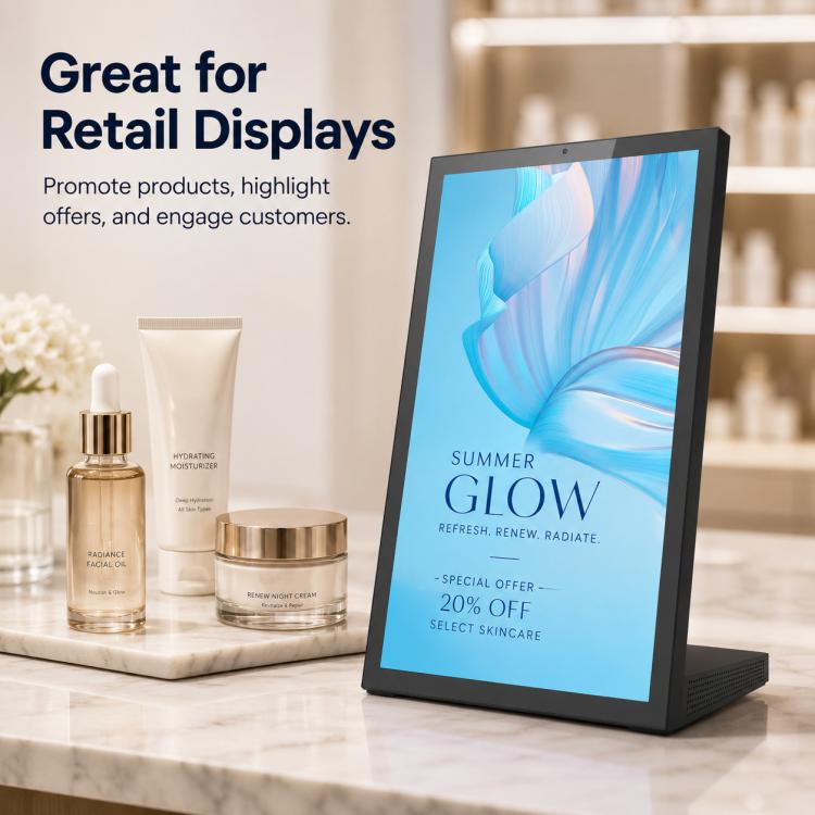 WL1539T 15.6 inch Android OS Commercial Smart Touch Digital Signage, EU Plug, UK Plug, US Plug
