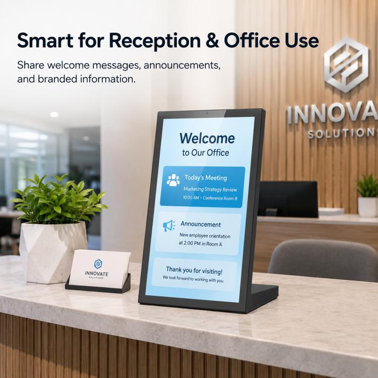 WL1539T 15.6 inch Android OS Commercial Smart Touch Digital Signage, EU Plug, UK Plug, US Plug