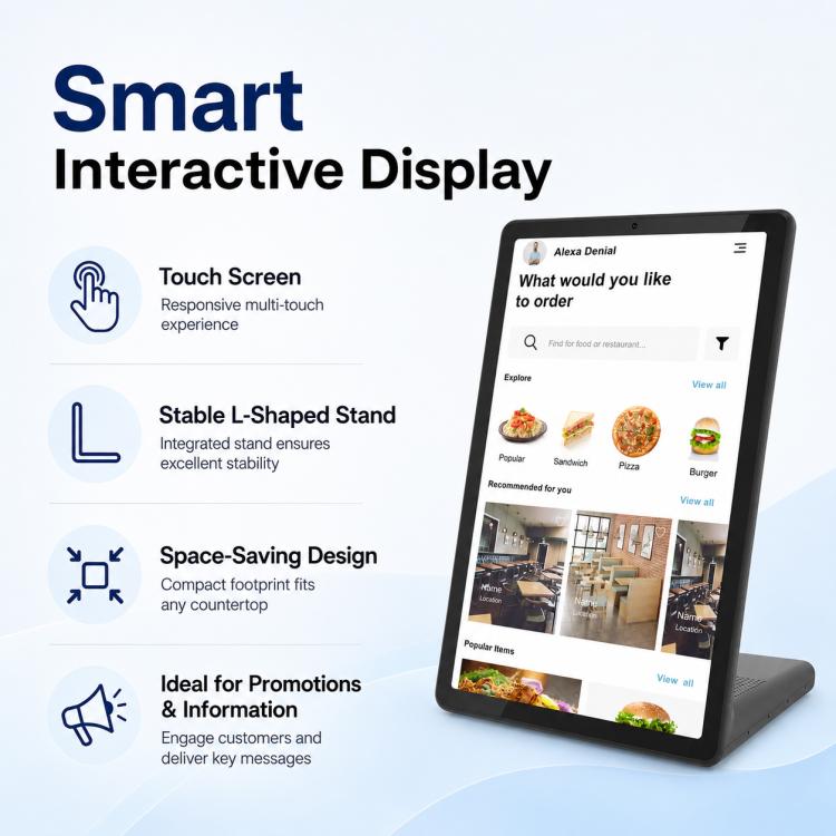 WL1109TV 10.95 inch Android OS Commercial Smart Touch Digital Signage, EU Plug, UK Plug, US Plug