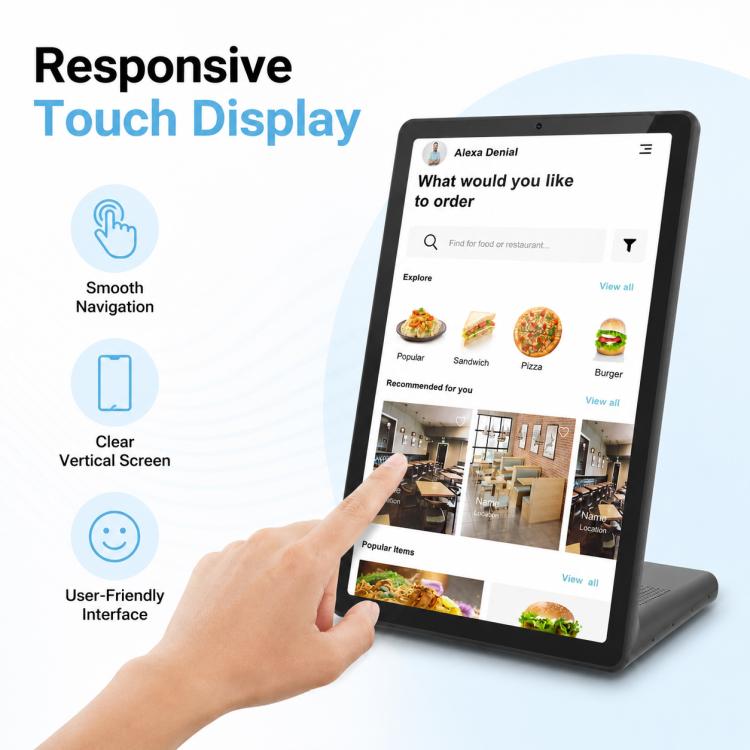 WL1109TV 10.95 inch Android OS Commercial Smart Touch Digital Signage, EU Plug, UK Plug, US Plug