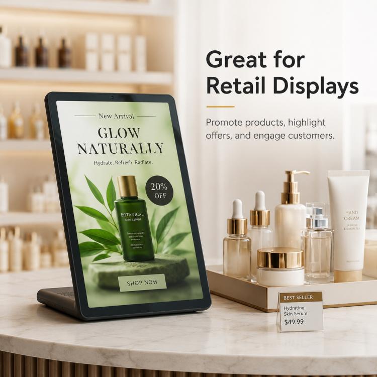 WL1109TV 10.95 inch Android OS Commercial Smart Touch Digital Signage, EU Plug, UK Plug, US Plug