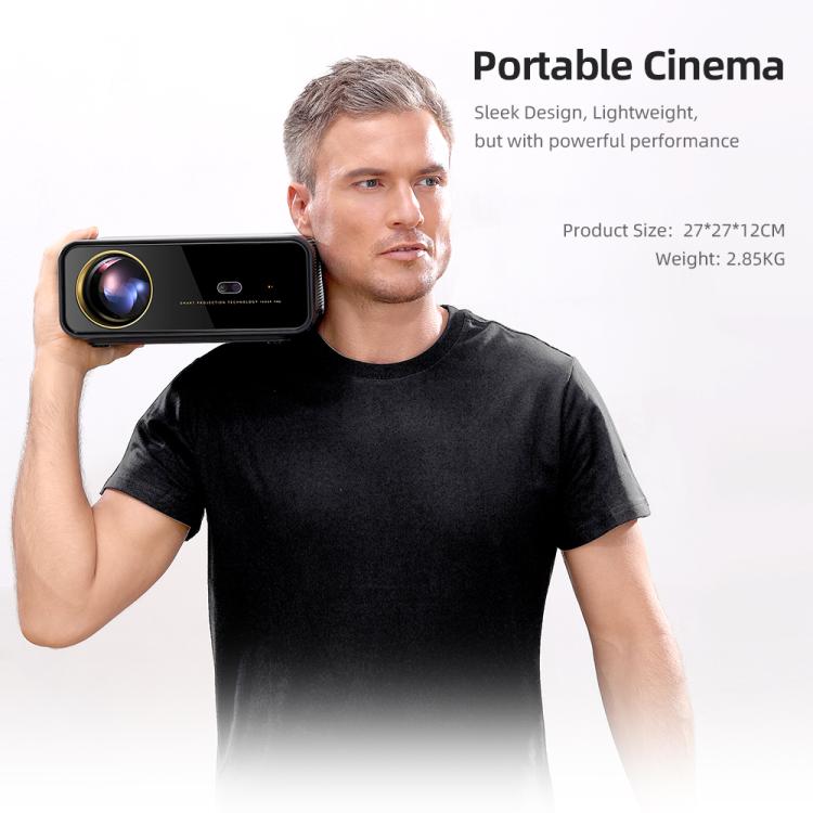 AUN U001 Pro 1080P 2050ANSI For Google TV Android 14 OS Smart Projector, EU Plug, US Plug, UK Plug, AU Plug