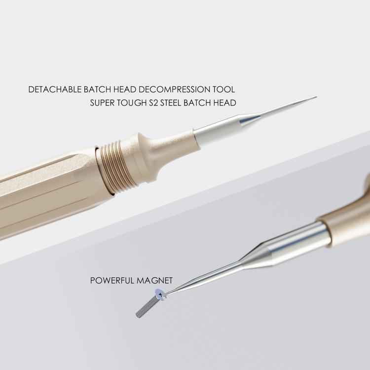 RF4 RF-SD10 5-in-1 Superhard S2 Steel Magnetic Precision Screwdriver for Phone Disassemble Repair, RF-SD10
