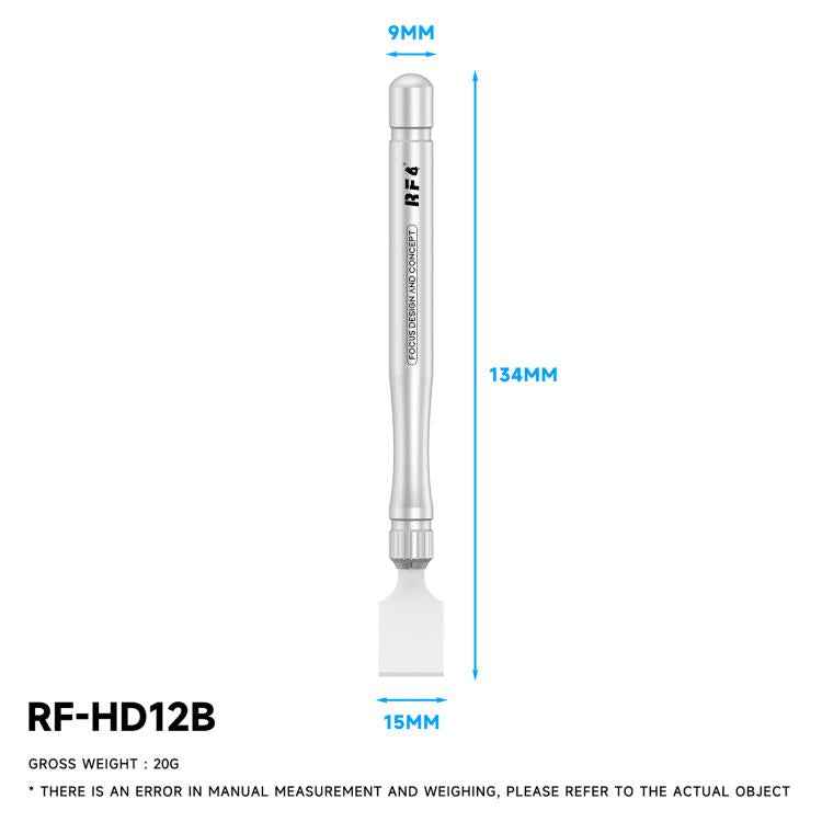 RF4 RF-HD12B Non-Magnetic Ceramic Squeegee Knife for PCB Solder Tin Removal, RF-HD12B