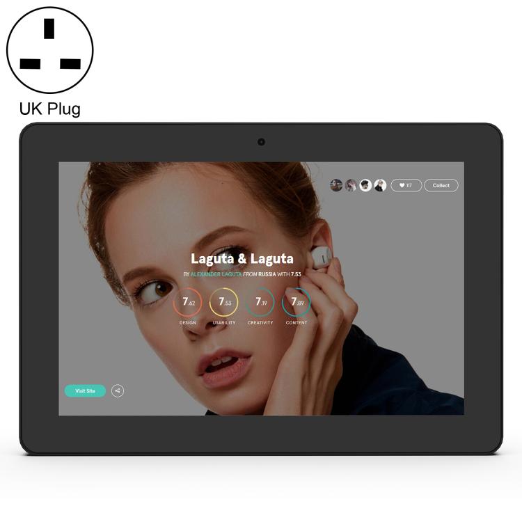 WF1038T 10.1 inch IPS HD Touch Screen Digital Signage, 2GB+16GB, Android 11 RK3568 Quad Core, US Plug, EU Plug, UK Plug