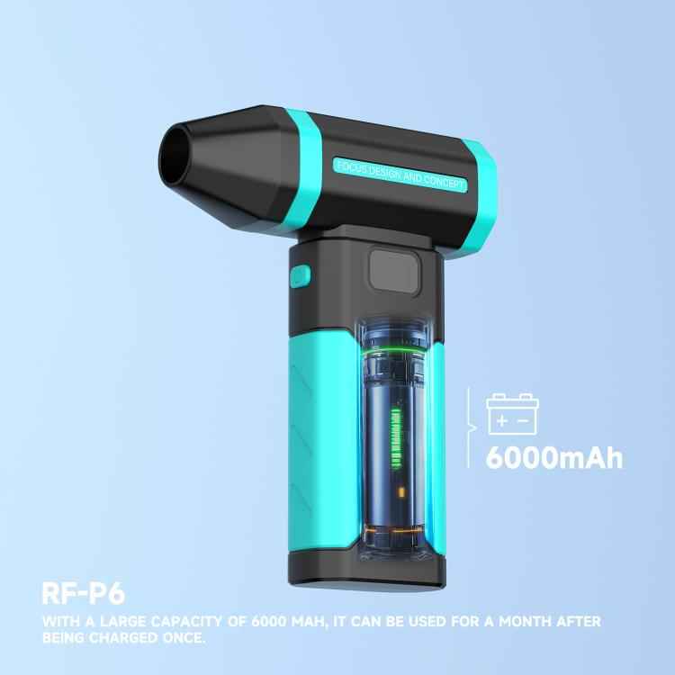 RF4 RF-P6 Portable Rechargeable Mini Powerful Dust Removal Fan with Night Light