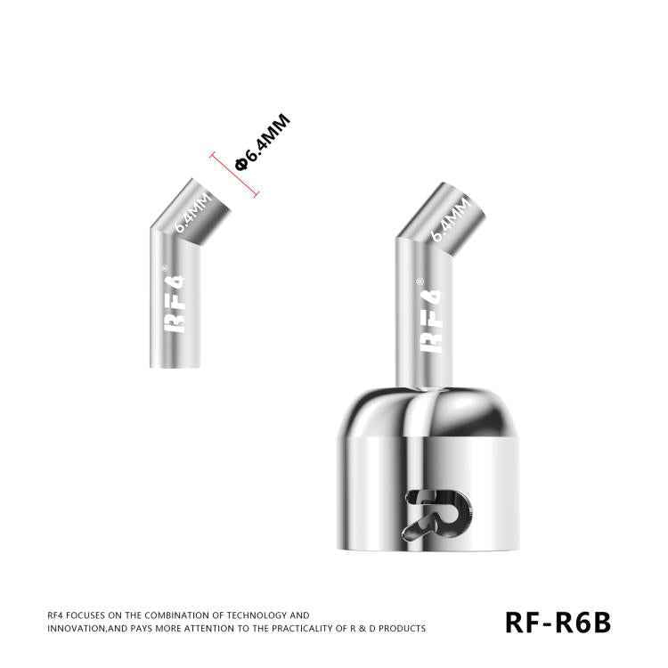 For 861DW / 861Pro Hot Air Gun Rework Station RF4 RF-R6B Angled Air Gun Nozzle Kit Set