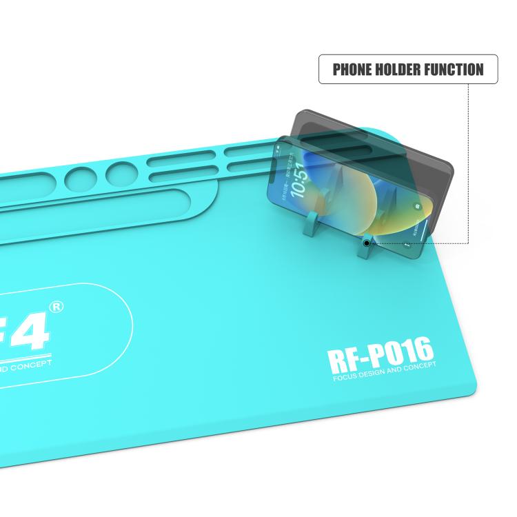 RF4 RF-PO16 Long Multi-functional High Temperature Resistant Silicone Pad with Storage Stand