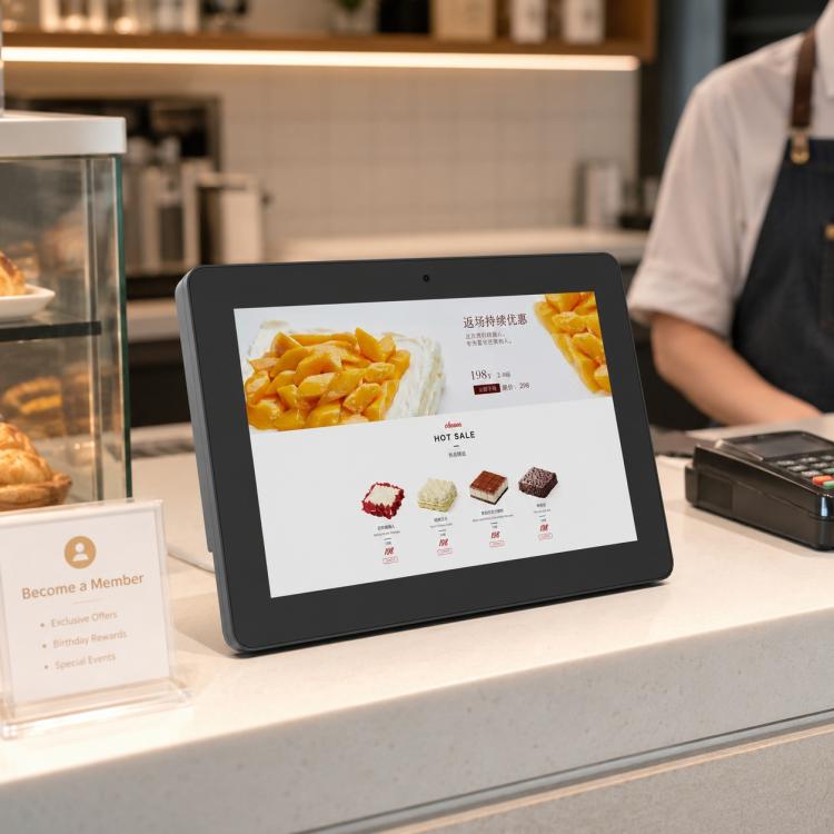 WF1036T 10.1 inch HD Touch Screen Digital Signage, 2GB+16GB, Android 11 RK3566 Quad Core, EU Plug, US Plug, UK Plug