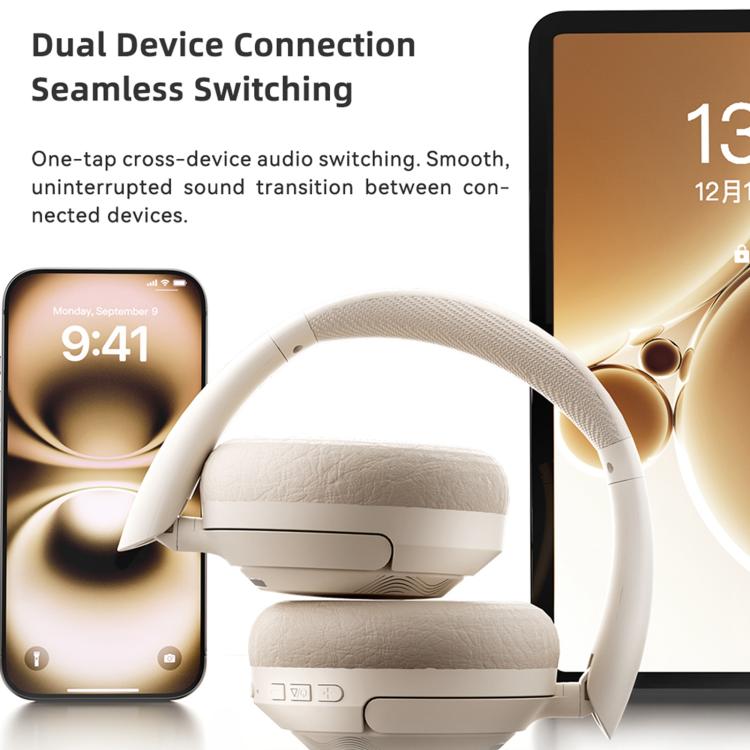 V10 Over-Ear Active Noise Reduction Wireless Bluetooth Headset