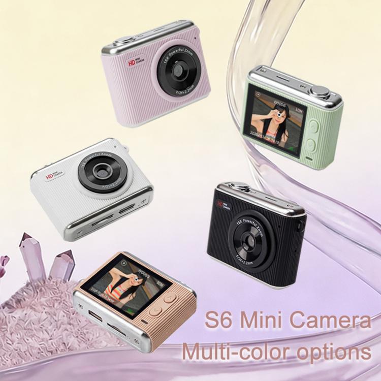 S6 Mini CCD 1.4-inch Screen Retro Filter Portable Digital Camera