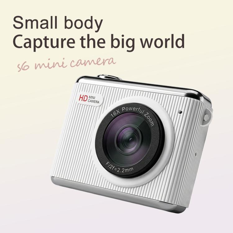 S6 Mini CCD 1.4-inch Screen Retro Filter Portable Digital Camera
