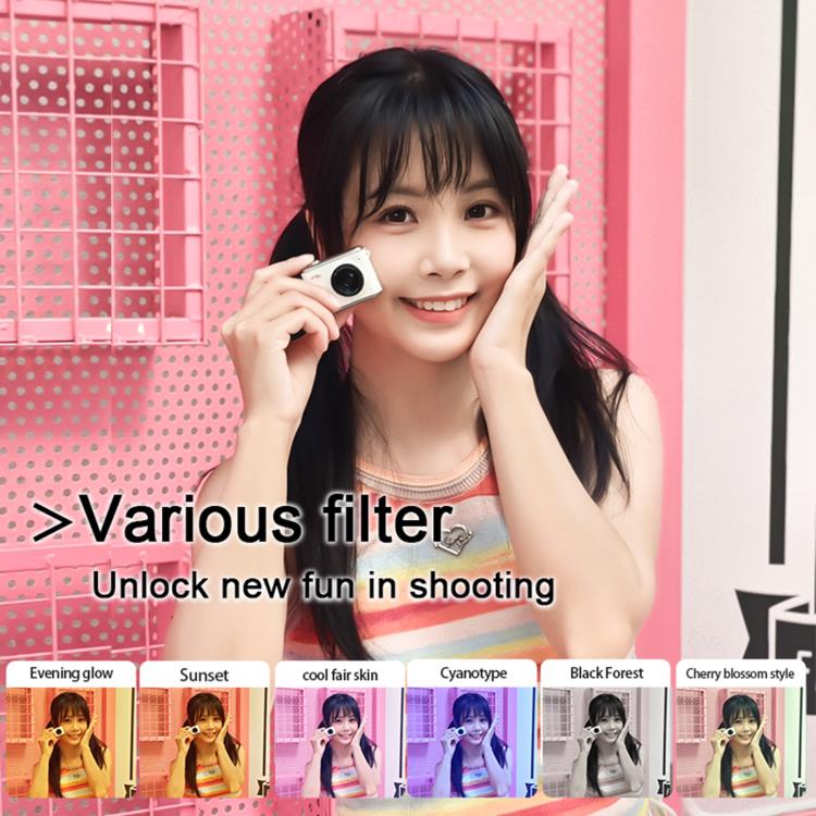 S6 Mini CCD 1.4-inch Screen Retro Filter Portable Digital Camera