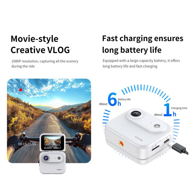 Y360 2.0 inch Screen 140 Degrees Wide Angle 4K Sport Action Camera