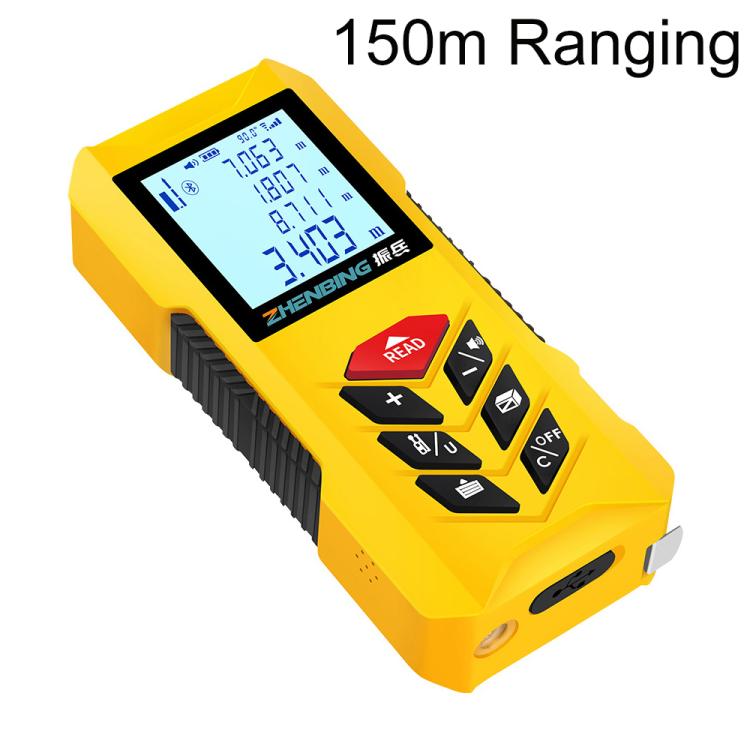 ZHENBING N1 Advanced Version Handheld Green Cross Line Laser Distance Meter, 50m, 70m, 100m, 120m, 150m