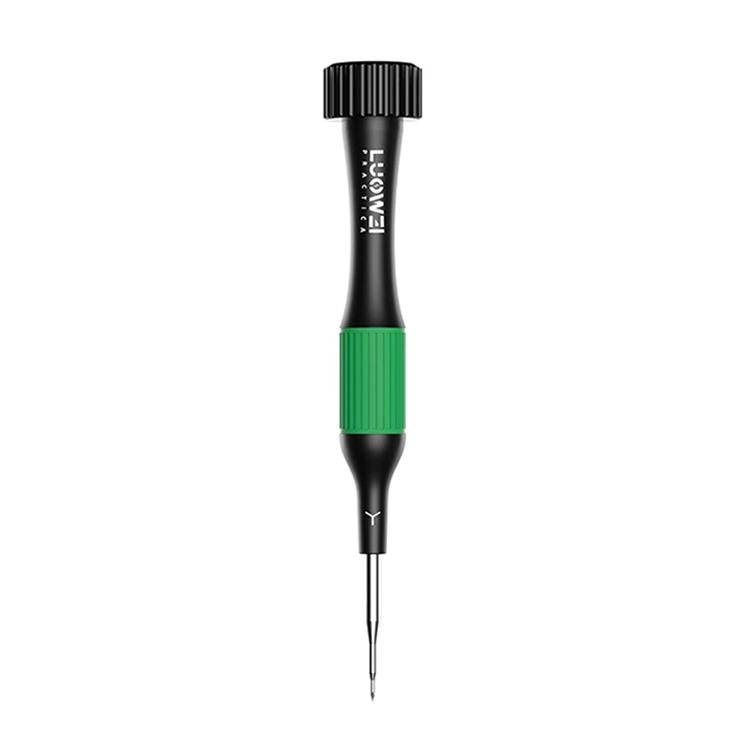 Luowei Little Boy Smooth Bearings Alloy Magnetic Screwdriver, Y-shaped 0.7, Hexagon T2, Cross 1.2, Five Stars 0.8, Medium Plate 2.5, 5 in 1 Set