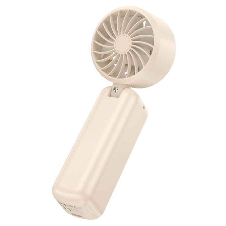hoco HX602 Transparent 8000RPM Digital Display Foldable Portable Electric Fan, HX602