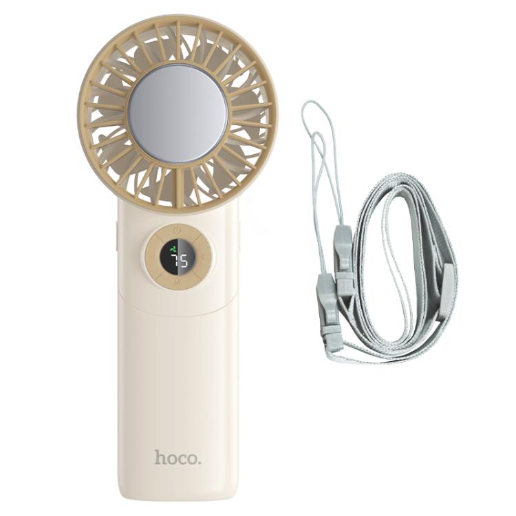 hoco HX605 Ice Pack Series Digital Display Foldable Semiconductor Cooling Electric Fan, HX605