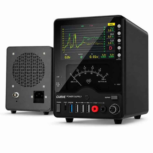 TBK TBK-218 30V / 10A Intelligent Control Curved DC Regulated Power Supply with Pointer Meter, AU Plug, EU Plug, US Plug, UK Plug