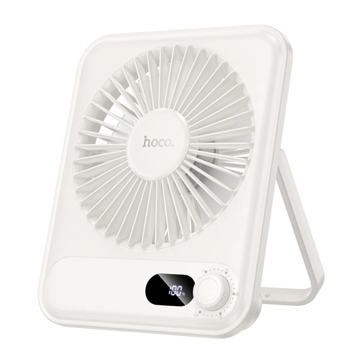 hoco HX607 Slim Digital Display Desktop Fan, HX607(Black), HX607(White)