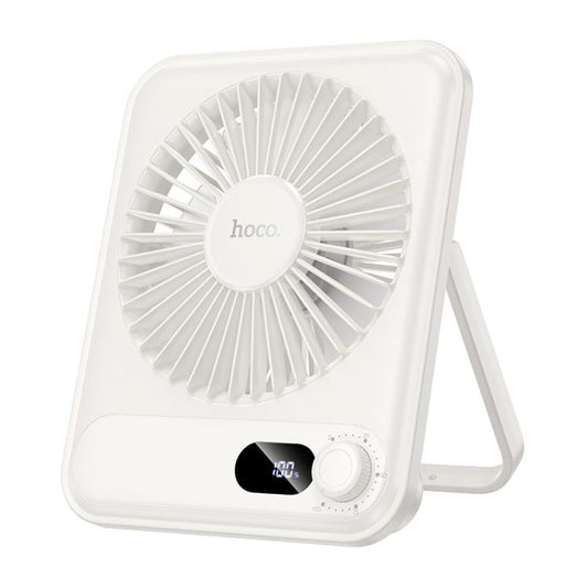 hoco HX607 Slim Digital Display Desktop Fan, HX607(Black), HX607(White)