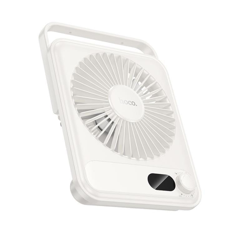 hoco HX607 Slim Digital Display Desktop Fan, HX607(Black), HX607(White)