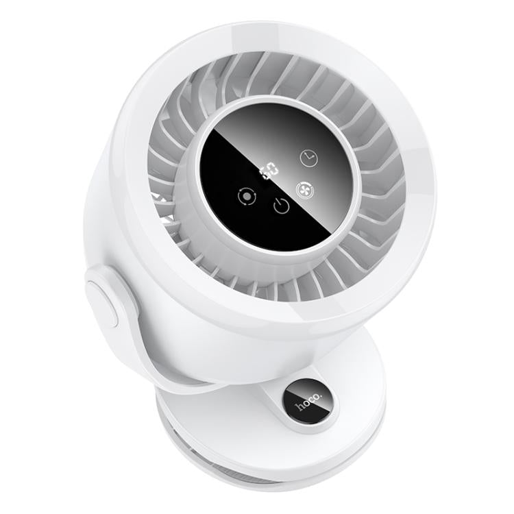 hoco HX608 Digital Display Automatic Oscillating Clip Mount Fan, HX608