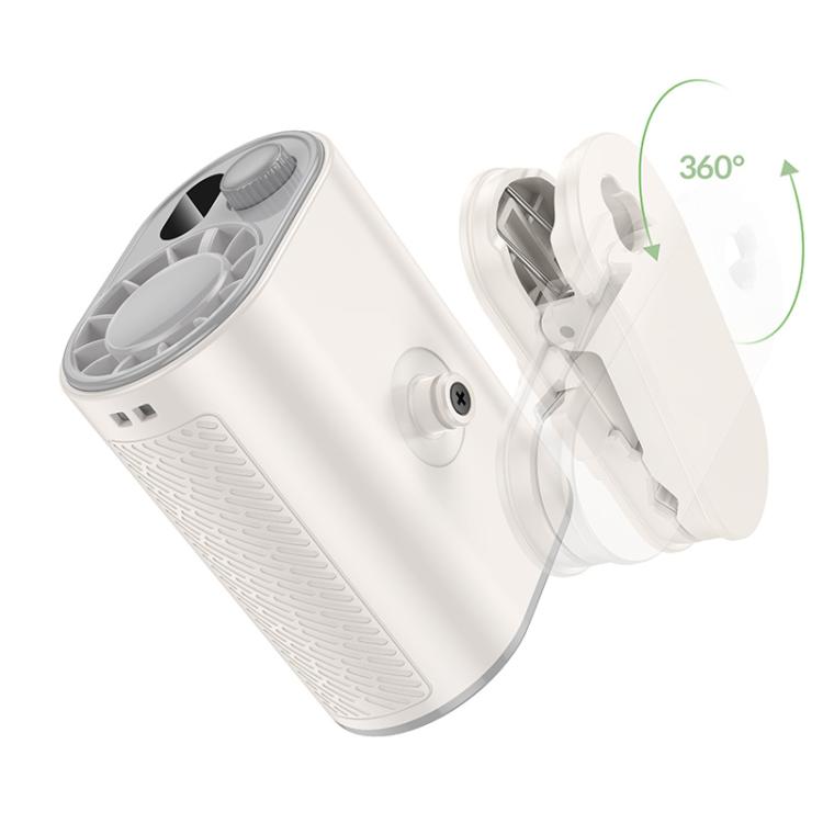 hoco HX609 Digital Display Portable Rechargeable Clip-on Fan, HX609