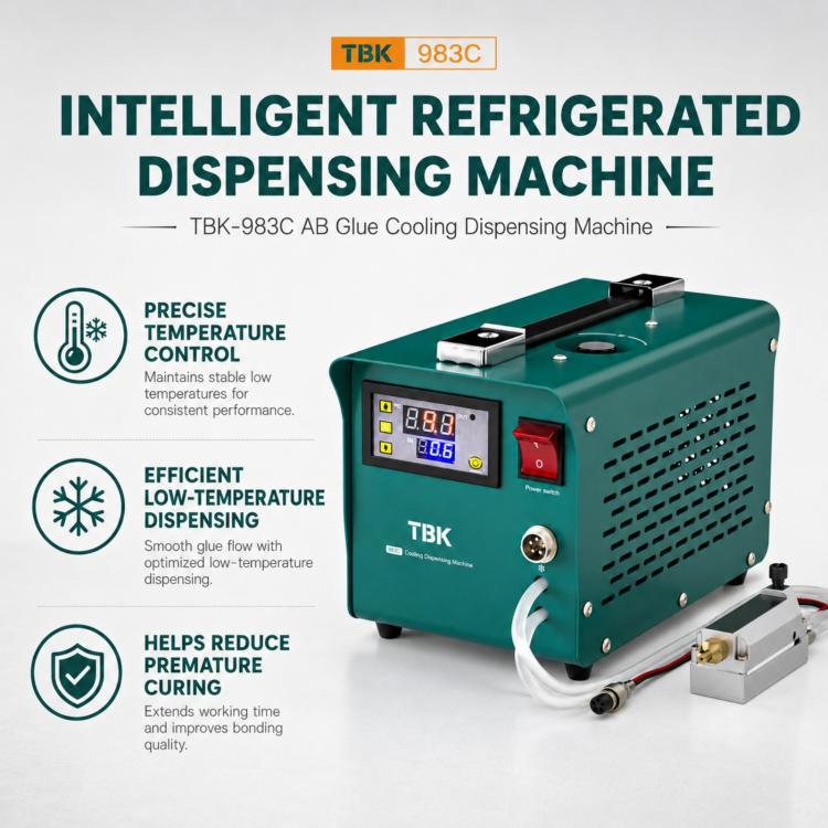 TBK TBK-983C AB Glue Cooling Dispensing Machine, AU Plug, EU Plug, US Plug, UK Plug