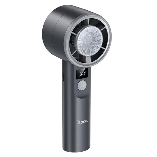 hoco HX612 Ice Pack Series Digital Display Handheld Cooling Electric Fan, HX612(Black), HX612(White)