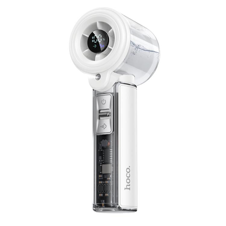 hoco HX613 Digital Display Handheld Cooling Electric Fan with Spray, HX613
