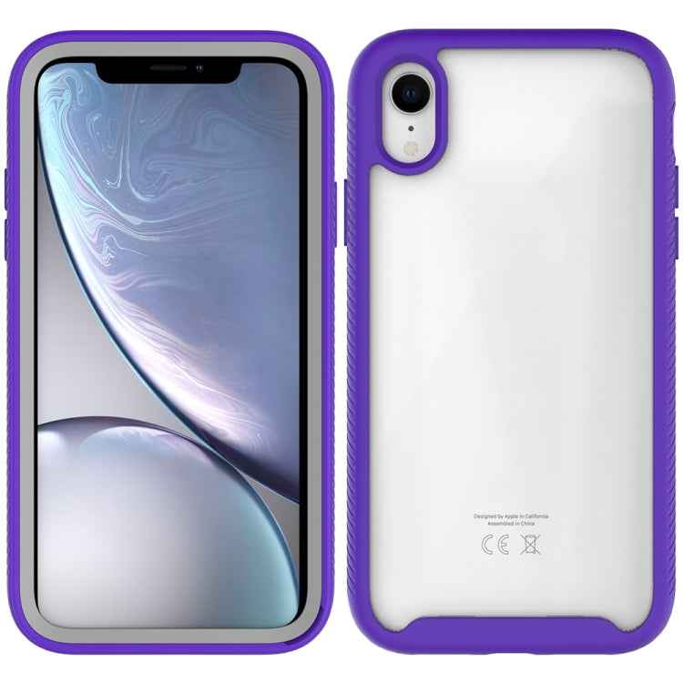 Starry Sky Solid Color Series Shockproof PC + TPU Protective Case For iPhone XR