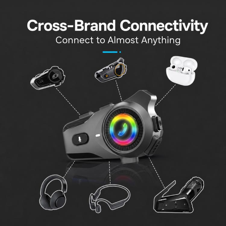 Noise Reduction Motorcycle Helmet Waterproof Wireless Bluetooth Earphone