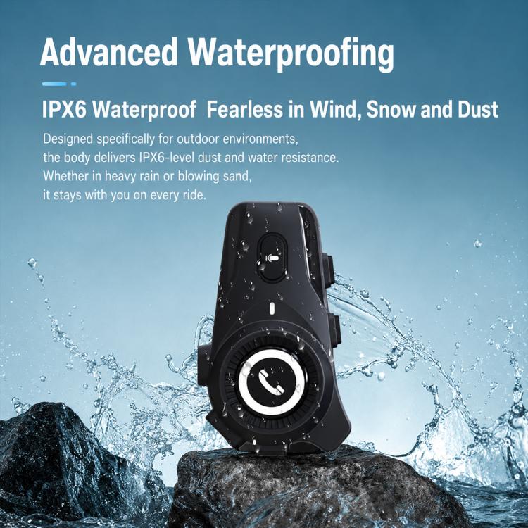 Noise Reduction Motorcycle Helmet Waterproof Wireless Bluetooth Earphone